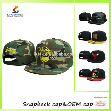 El snapback de encargo liso promocional 2015 se divierte los sombreros y los casquillos, casquillo superior de moda de la cadera